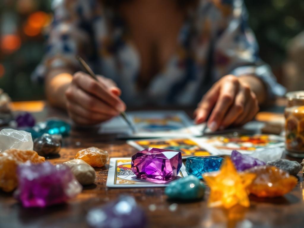 Potencia tus lecturas de tarot con piedras y cristales
